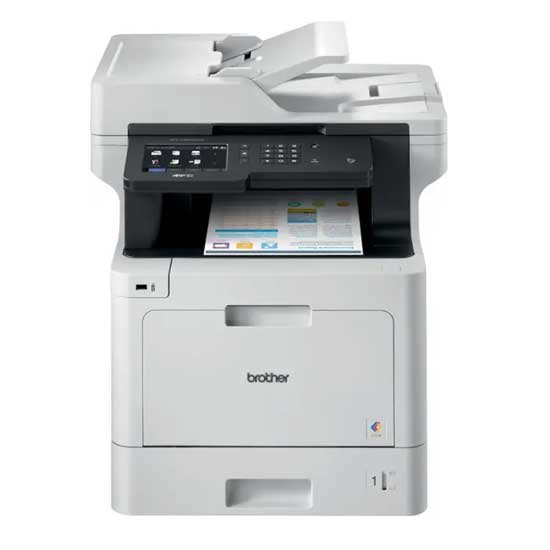 Brother - MFC-L8900CDW Wireless Color All-in-One Laser Printer - White